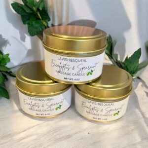 Eucalyptus & Spearmint 
Massage Candle